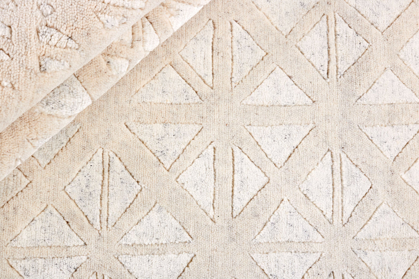 Vloerkleed MOMO Rugs Shangri La White Mosaik